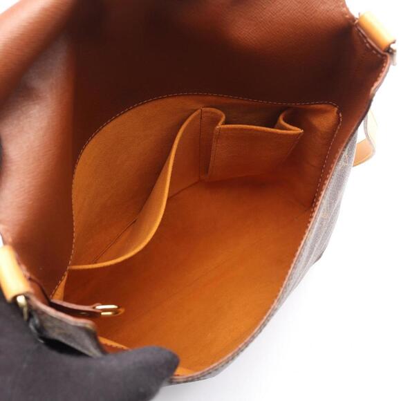 LOUIS VUITTON Brown Monogram Leather Shoulder Bag - Picture 3 of 12